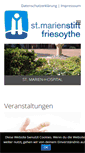 Mobile Screenshot of marienstift-friesoythe.de