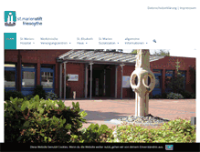 Tablet Screenshot of marienstift-friesoythe.de